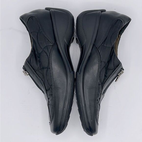 Aquatalia Shoes Size 7.5 Bootie Quilted Slip On Black - Picture 10 of 15